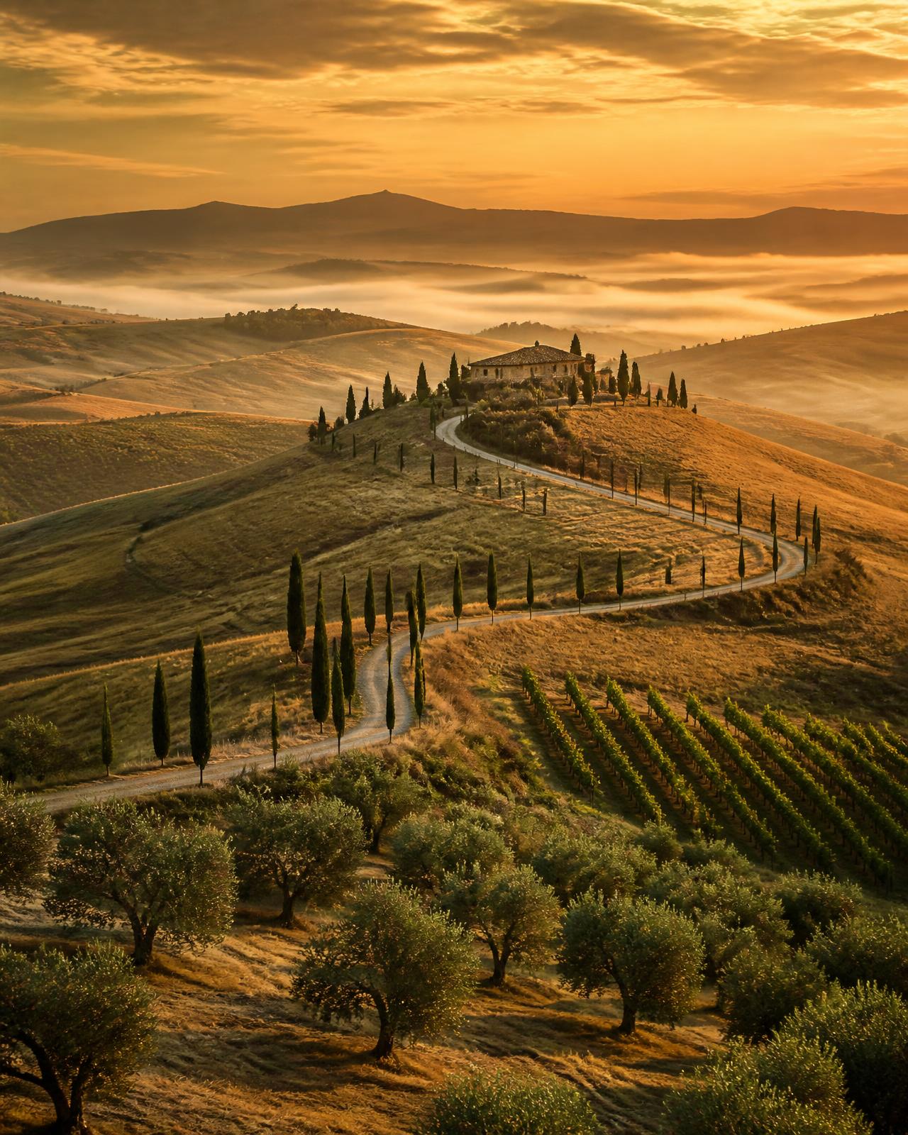 Tuscan countryside