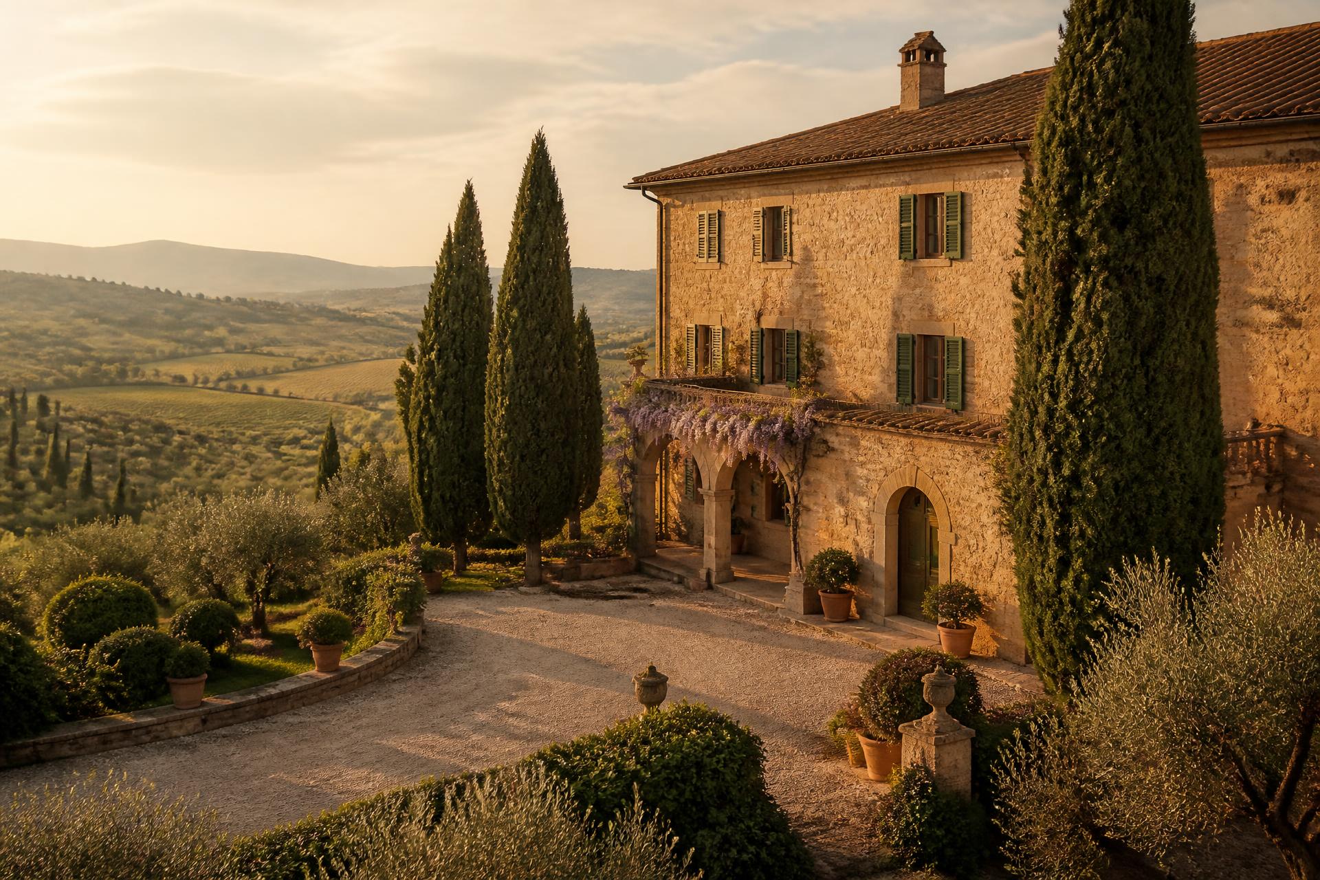 Luxury Tuscan villa